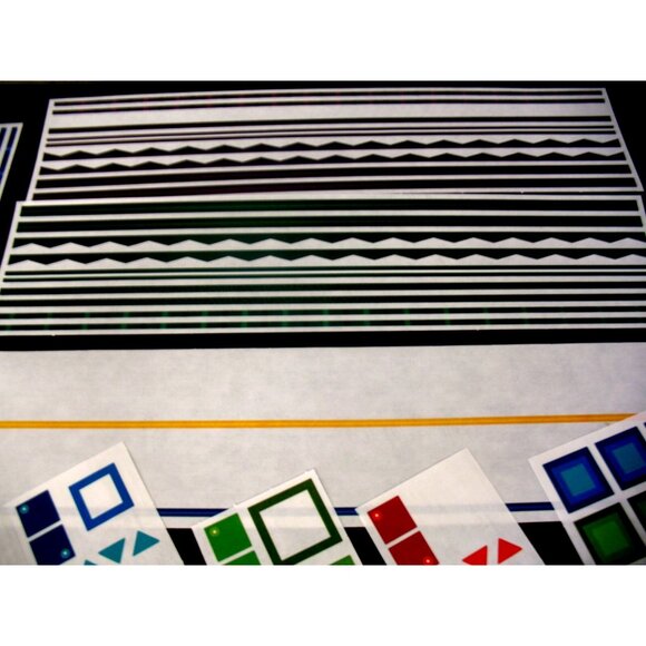 Creative Memories Lot Stickers, Dimensions, Illusions, Mrs. Grossman Gr Lengths - Picture 6 of 8